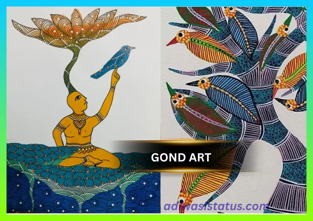 gond art painting image
