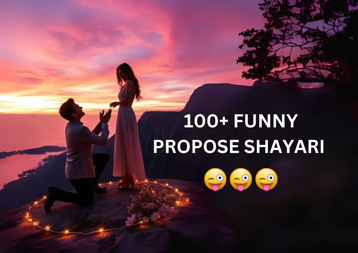 funny propose shayari