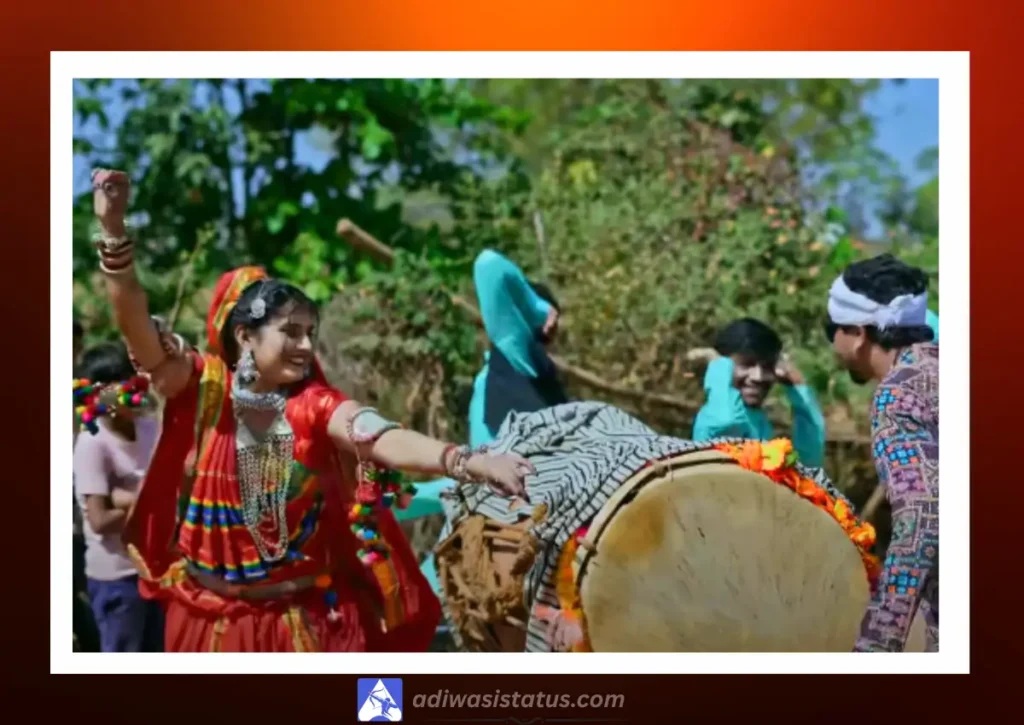 adivasi bhagoria mela dhole dancing girl