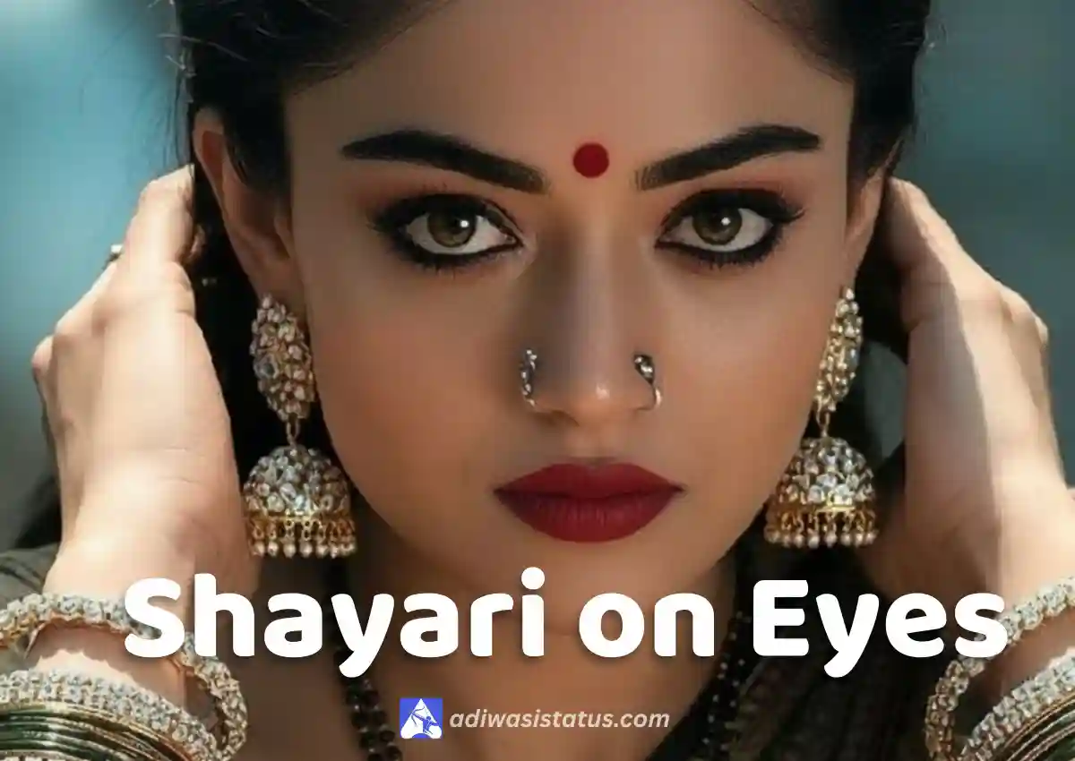 2 Line Shayari on Eyes Love
