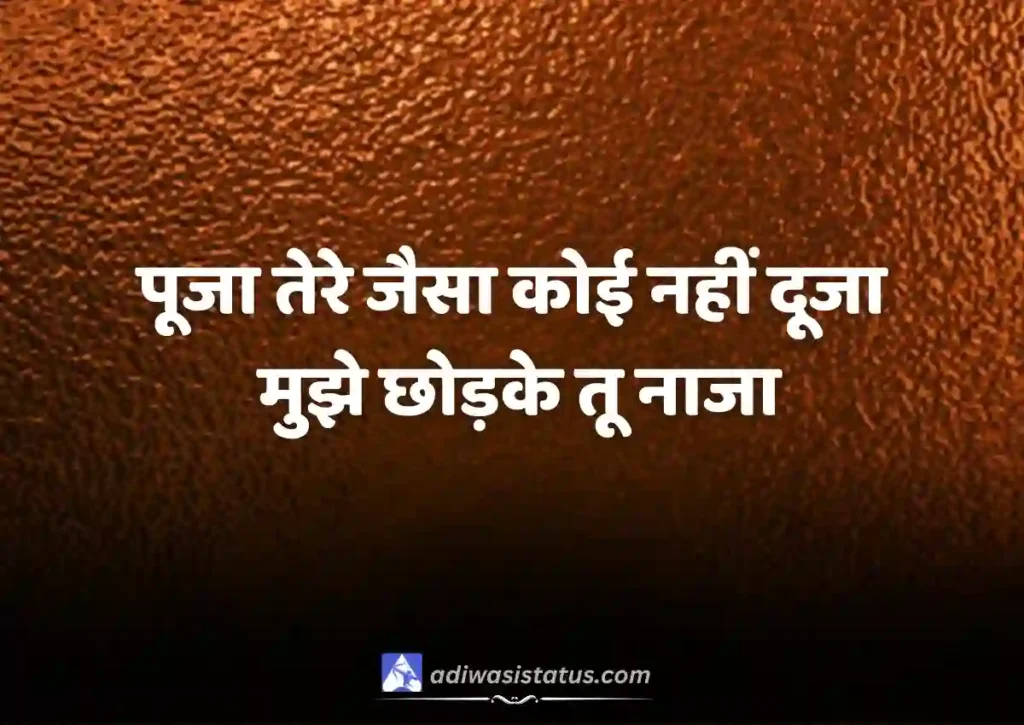 Pooja name shayari in hindi