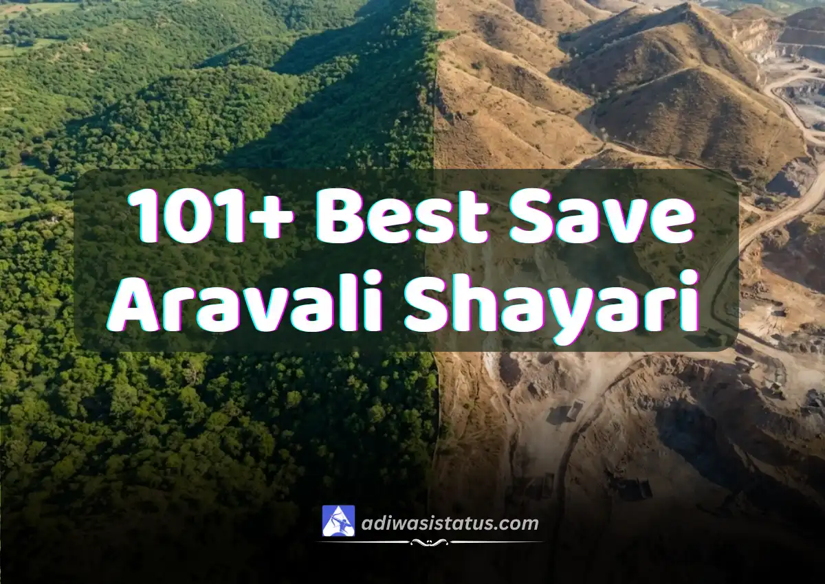 Save Aravali Shayari