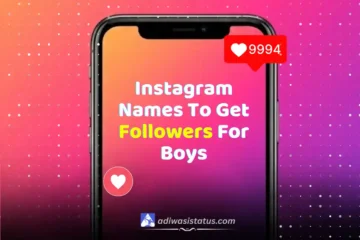 Best Instagram Names To Get Followers For Boys