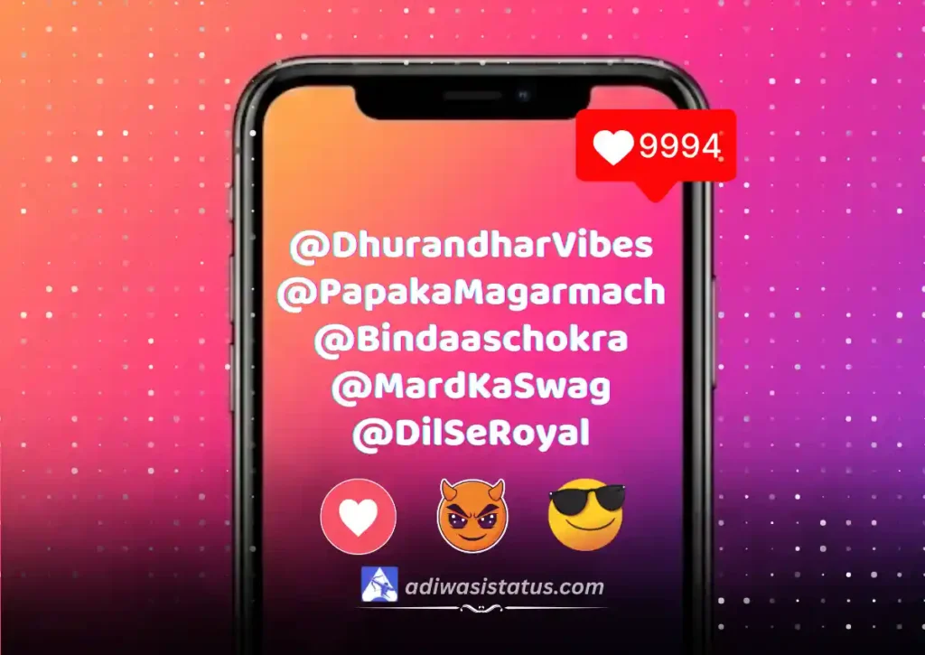 Best Instagram Names To Get Followers For Boys in hindi